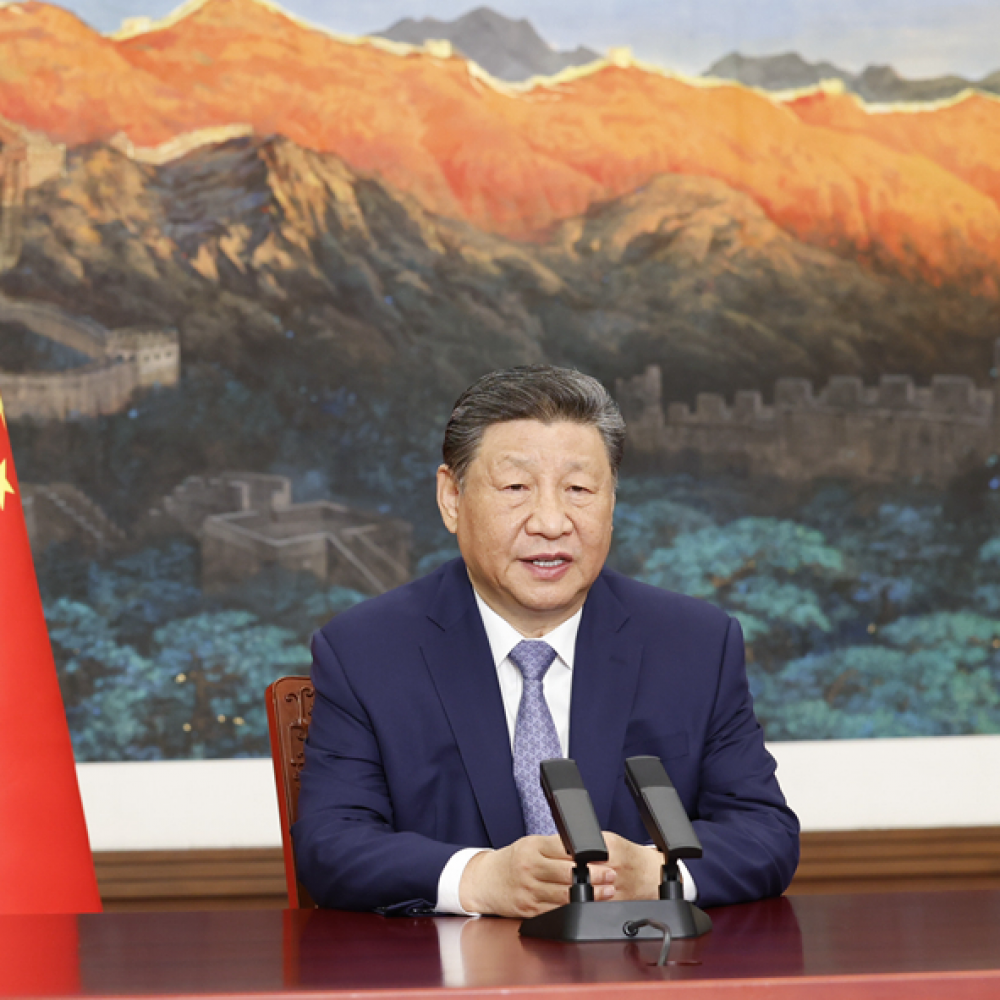 习近平向气候和公正转型领导人峰会发表致辞
