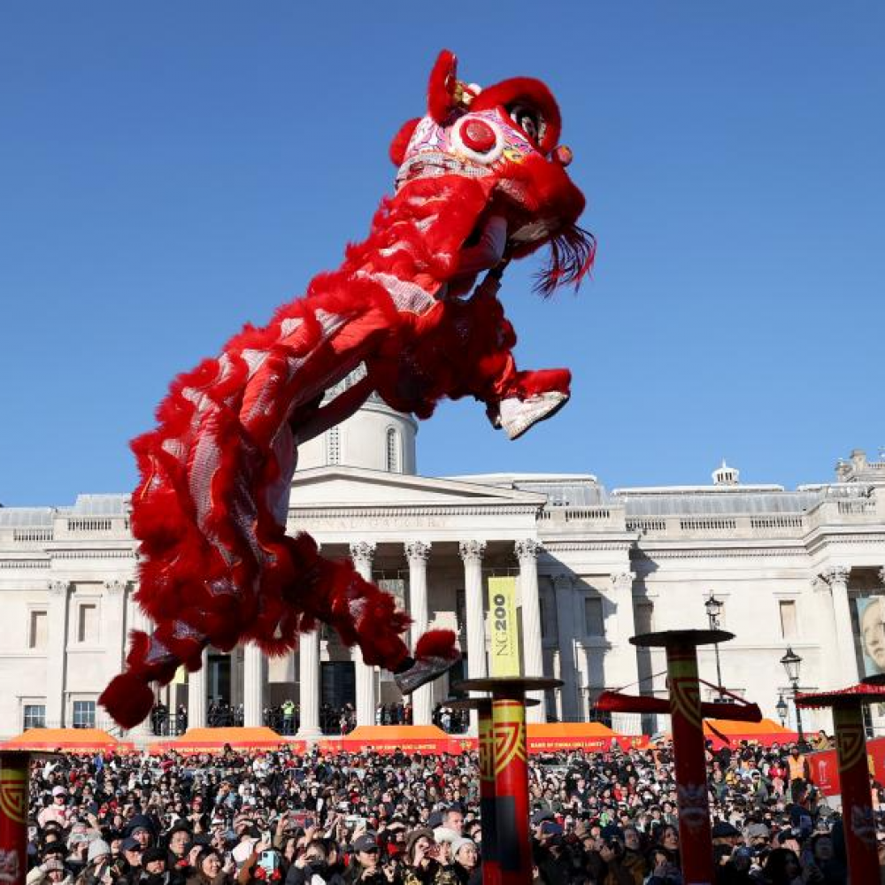 英国伦敦举行春节庆祝活动